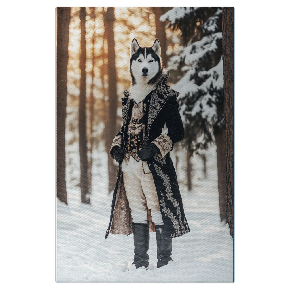 Tablou Canvas Personalizat Ținută Regală Iarna în Pădure Albă
Marime 120x80CM [1]