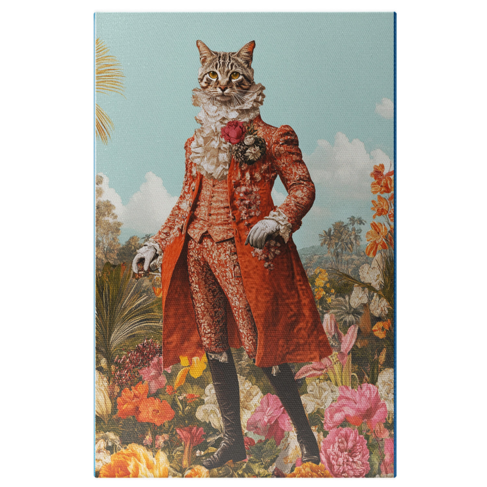 Tinuta Regală Roșie - Palton Dantelat și Cadru Vegetativ
Marime 100x70CM [1]