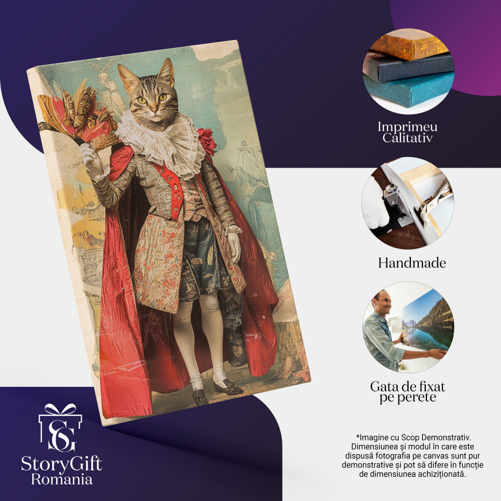 Tinuta Regală - Surcot, Guler Ruff și Evantai Pe Tablou Canvas





Marime 90x60CM [4]