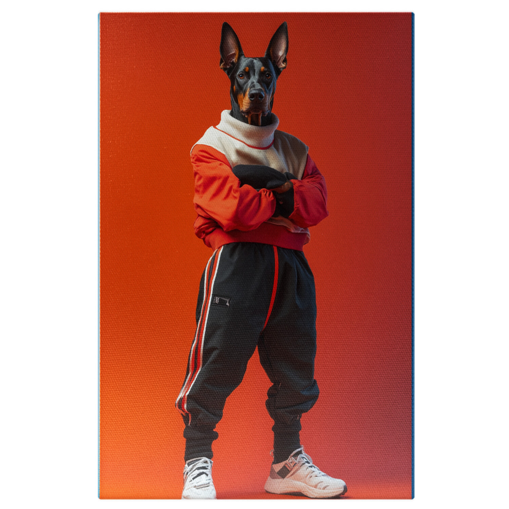 Tablou Canvas Personalizat - Animal În Ținută Sportivă ModernăMarime 40x25CM [1]