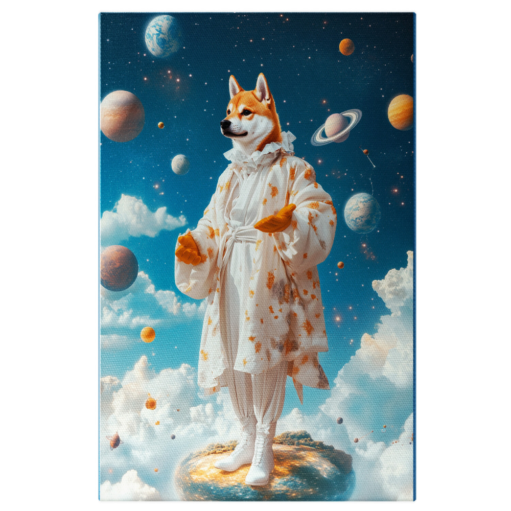 Tablou Canvas Personalizat - Animal în Kimono Asiatic cu Flori Portocalii
Marime 40x25CM [1]