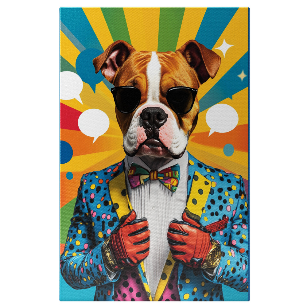 Stil Comics cu Sacou Albastru și Papion VibrantMarime 40x25CM [1]