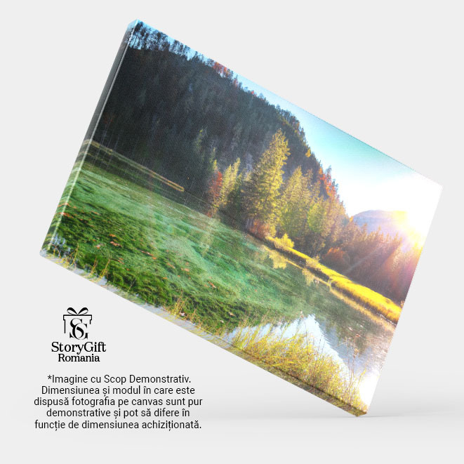 Tablou Canvas Toamna la Lacul Schiederweiher, Alpii natura, toamna, lac, Alpi, peisaj. 948 40x25CM [4]