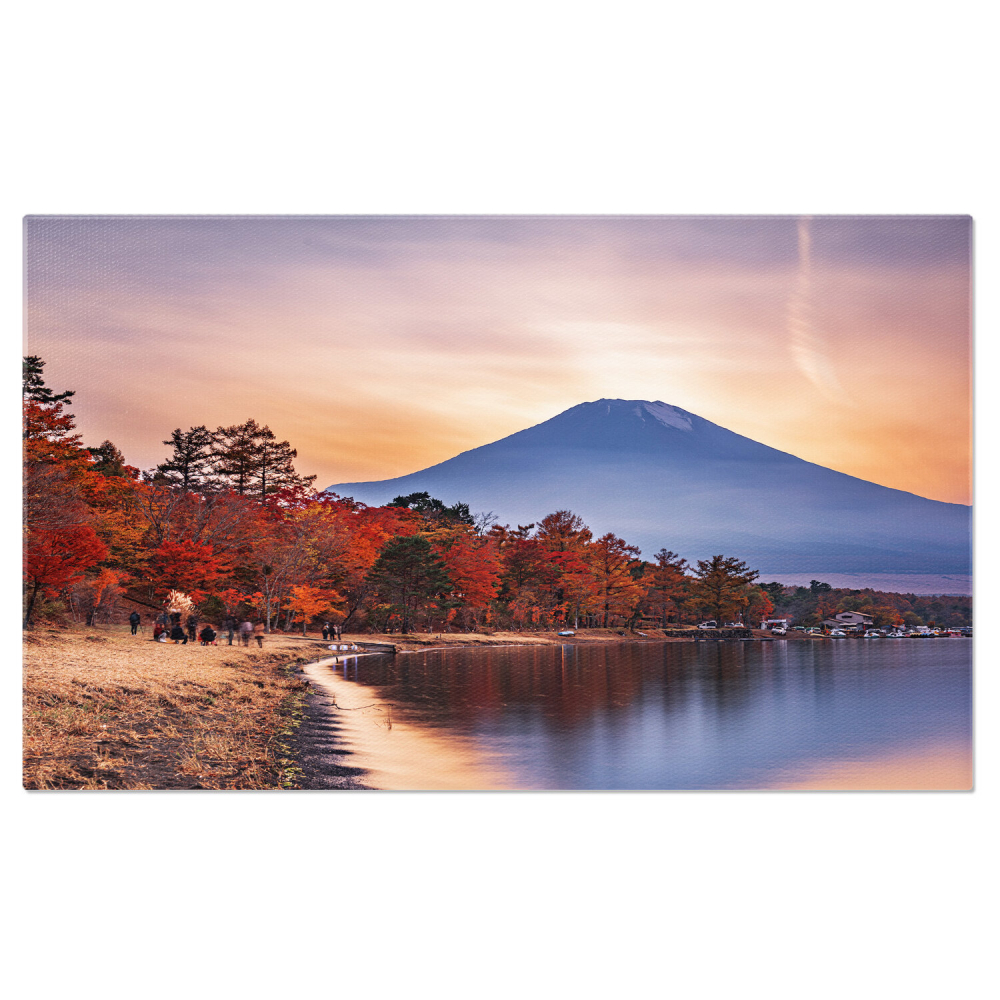 Tablou Canvas: Toamna pe Muntele Fuji – Peisaj la Răsărit, Marime 40x25CM [1]