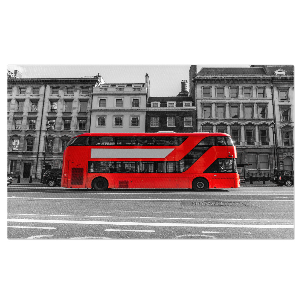 Tablou Canvas: Transport Urban Istoric – Tramvaiul Clasic al Londrei, Marime 40x25CM [1]