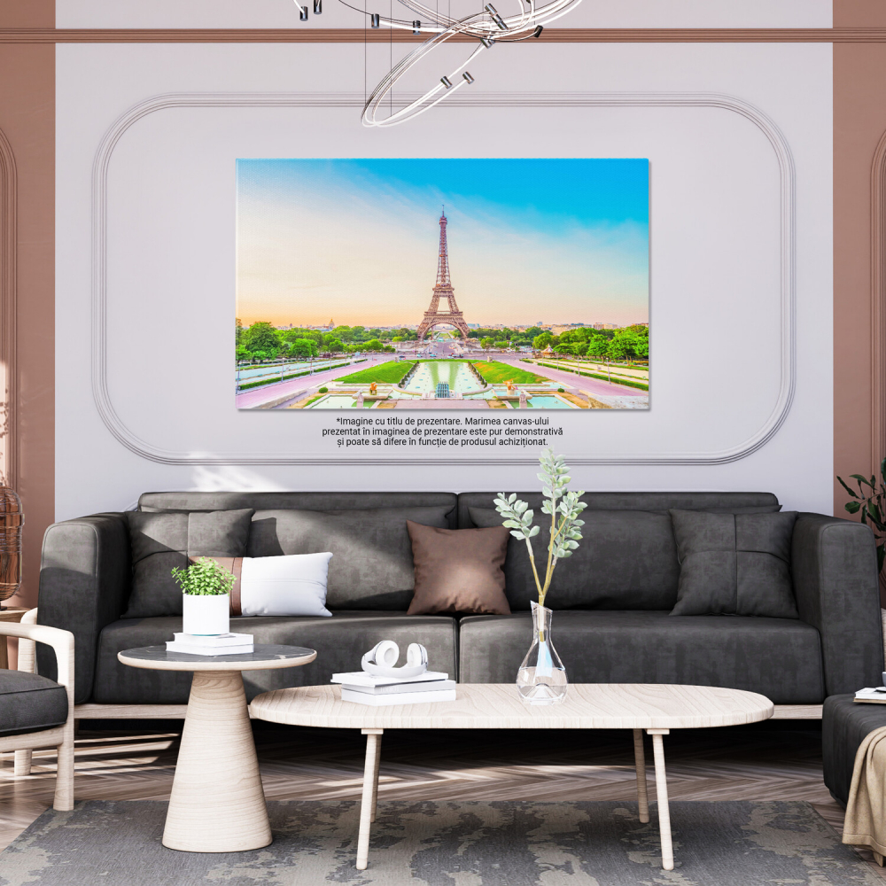 Turnul Eiffel și Trocadero - O Privire asupra Parisului, Marime 40x25CM [3]