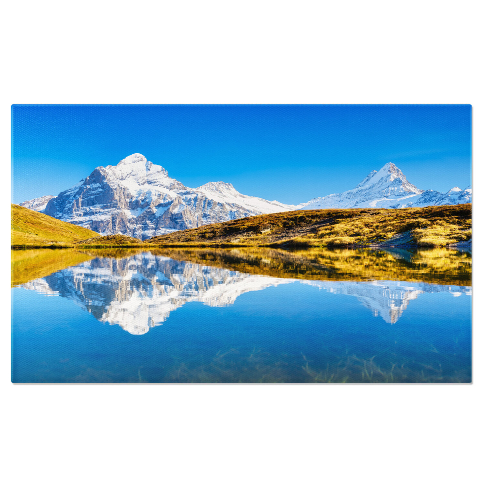 Reflecția Vârfurilor pe Lac – Oglinda Naturii, Marime 40x25CM [1]