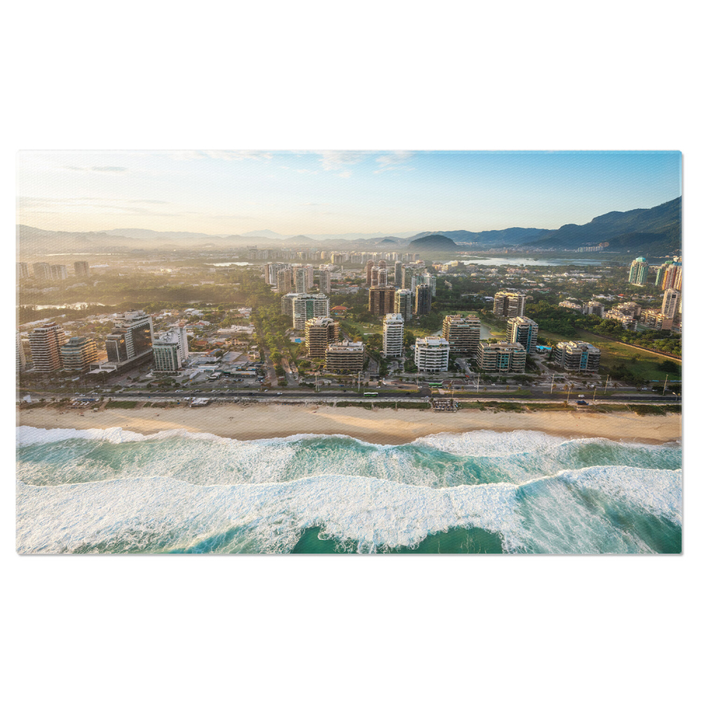 Vedere Aeriană a Barra da Tijuca, Rio de Janeiro, Marime 40x25CM [1]