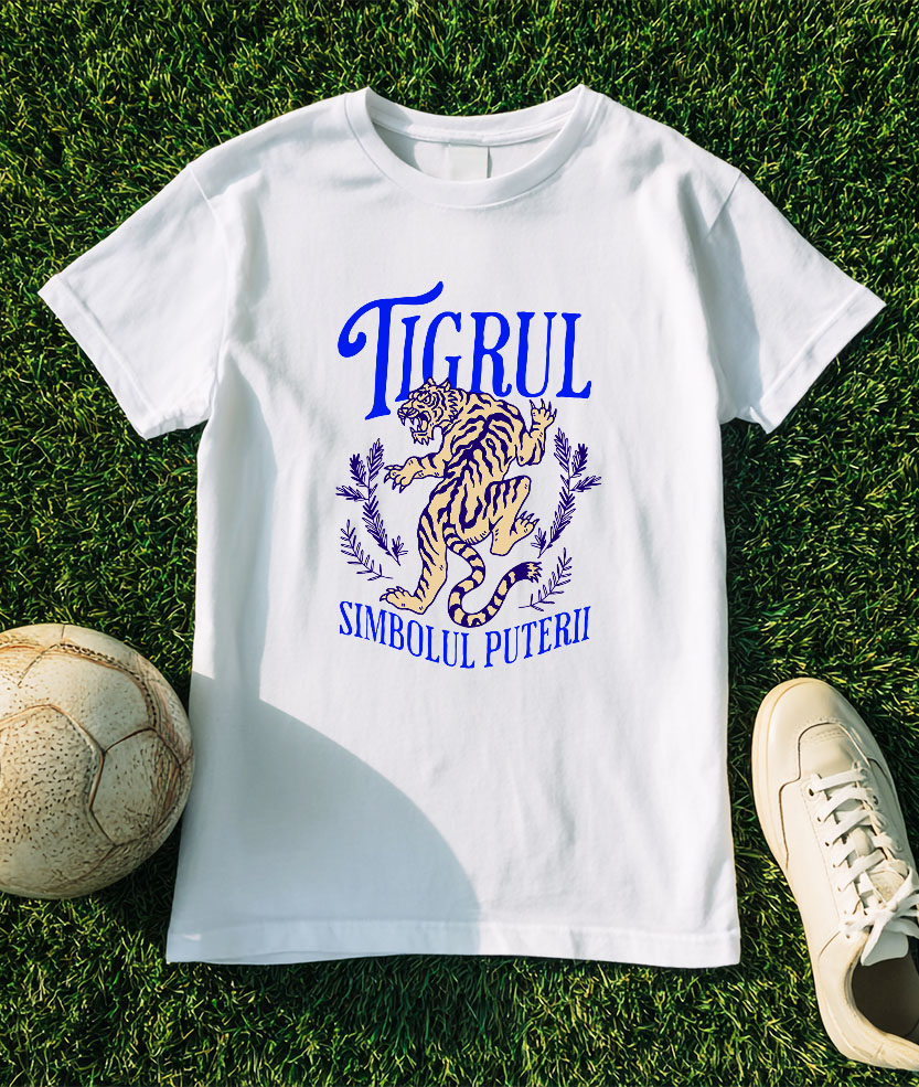 Tricou Femei, Barbati, Copii, Fata, Baiat, Unisex Personalizat „Tigru Furios și Puternic – Simbolul Puterii Cadou Motivational Personalizat pentru Familie, Tați și Prieteni” [3]