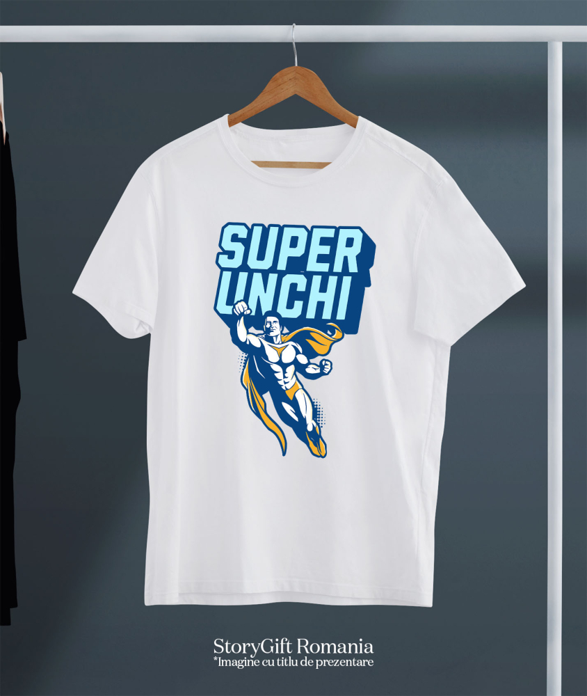 Tricou Femei, Barbati, Copii, Fata, Baiat, Unisex Personalizat Cadou Personalizat „Super-unchi” | Animatie Super Erou pentru Copii și Familie [3]