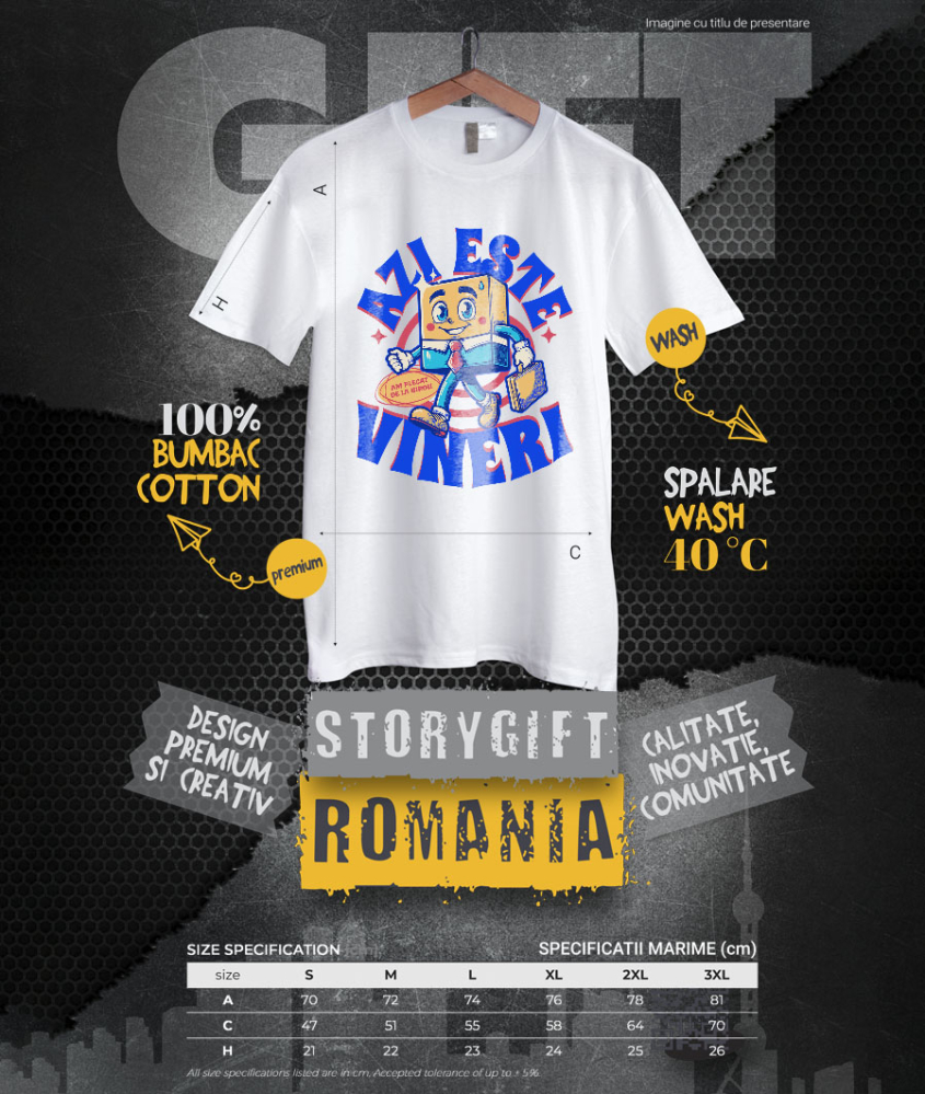 Tricou Femei, Barbati, Copii, Fata, Baiat, Unisex Personalizat Animație Veselă în Costum Elegant – Cravată, Servietă și Viața de Birou [4]