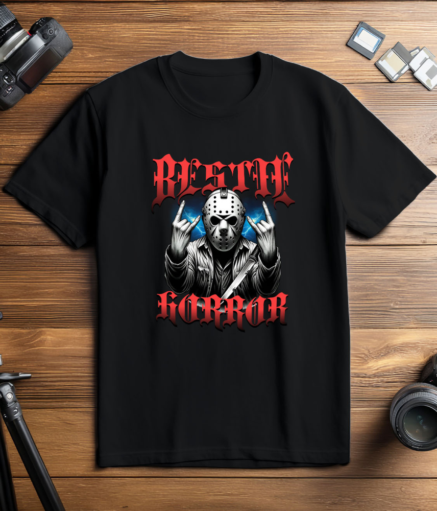 Tricou Femei, Barbati, Copii, Fata, Baiat, Unisex Personalizat Bărbat cu Masca Înfricoșătoare și Cuțit | Bestie Horror Halloween | Cadouri Personalizate pentru Petrecerea de Halloween [3]