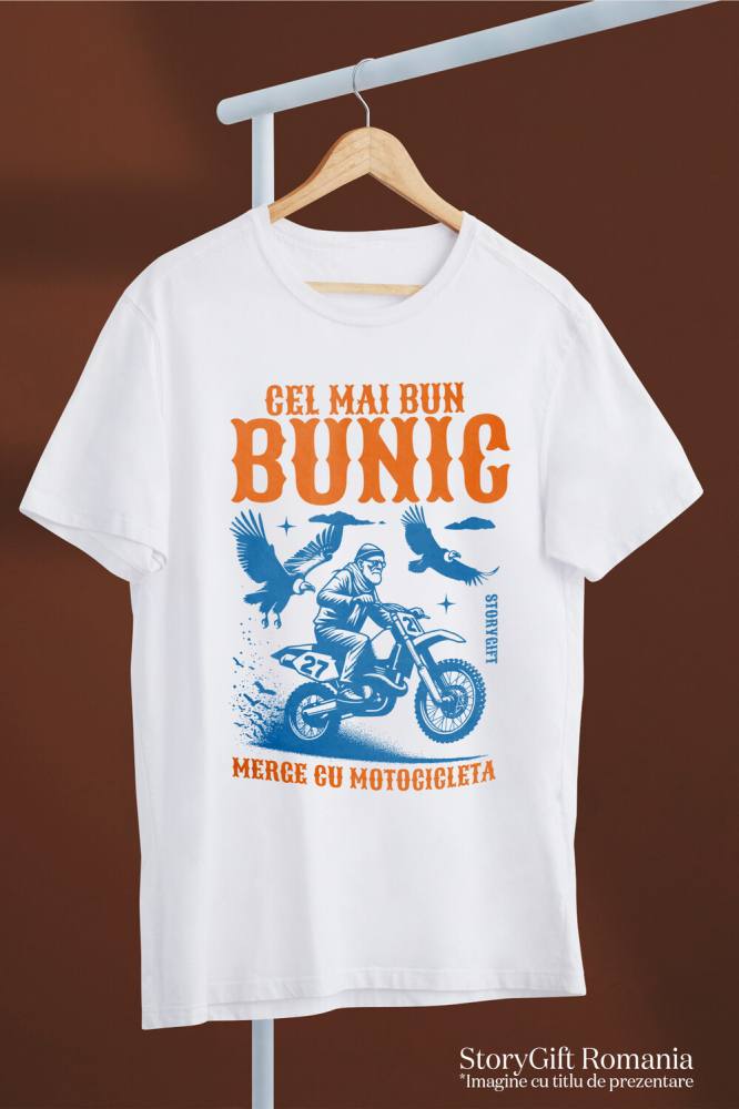 Tricou Femei, Barbati, Copii, Fata, Baiat, Unisex Personalizat Motocross și Adrenalină – Bărbat pe Motor de Curse în Natură [3]