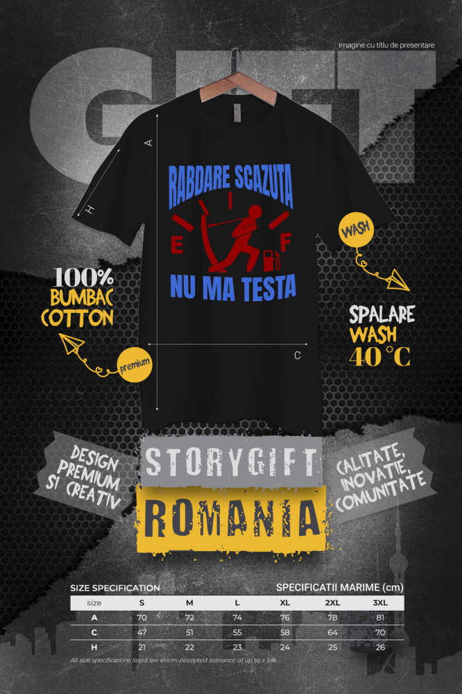 Tricou Femei, Barbati, Copii, Fata, Baiat, Unisex Personalizat Semn Bord – Bărbat Tragând Sfoara la Nivelul Combustibilului Scăzut [4]