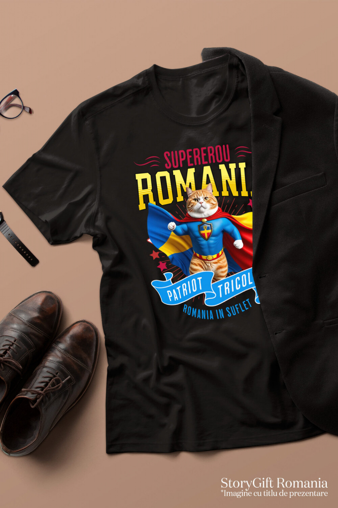 Tricou Femei, Barbati, Copii, Fata, Baiat, Unisex Personalizat Pisică Birman în Costum de Căpitan România – Cadou Personalizat pentru Iubitorii de Pisici [3]