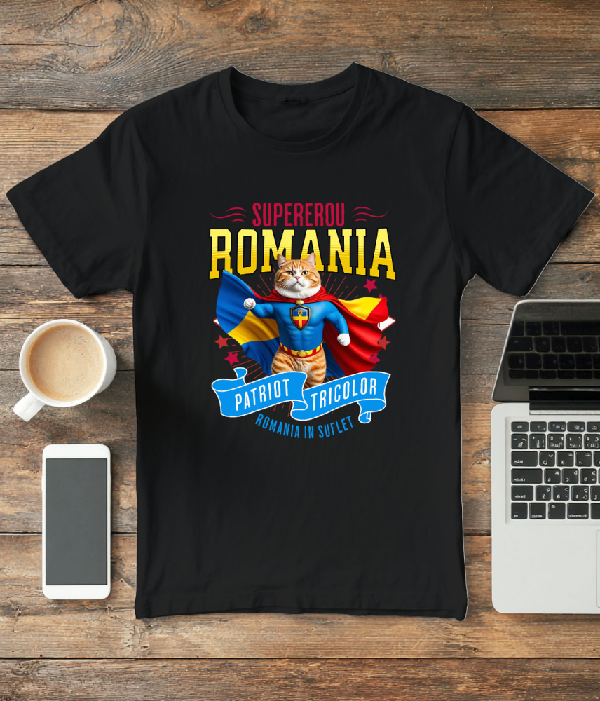 Tricou Femei, Barbati, Copii, Fata, Baiat, Unisex Personalizat Pisică Birman în Costum de Căpitan România – Cadou Personalizat pentru Iubitorii de Pisici [3]