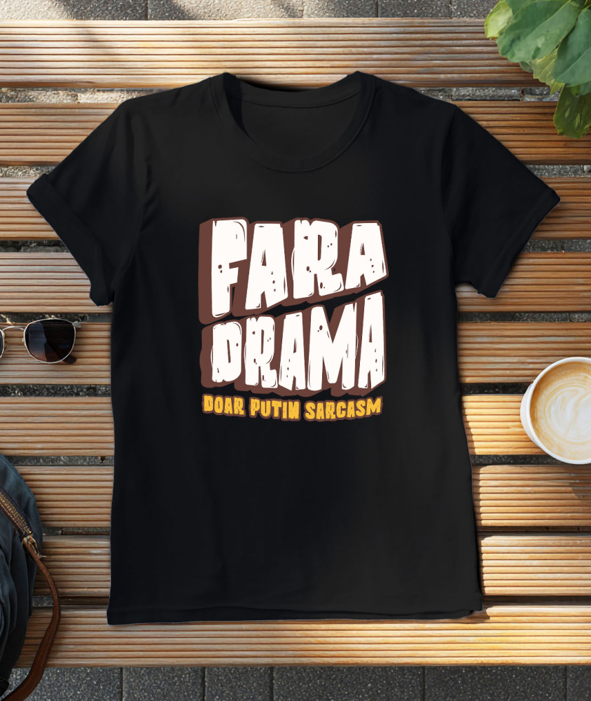 Tricou Femei, Barbati, Copii, Fata, Baiat, Unisex Personalizat Mesaj Haios „Fără Dramă, Dar Puțin Sarcasm” - Cadou Personalizat Vintage [3]