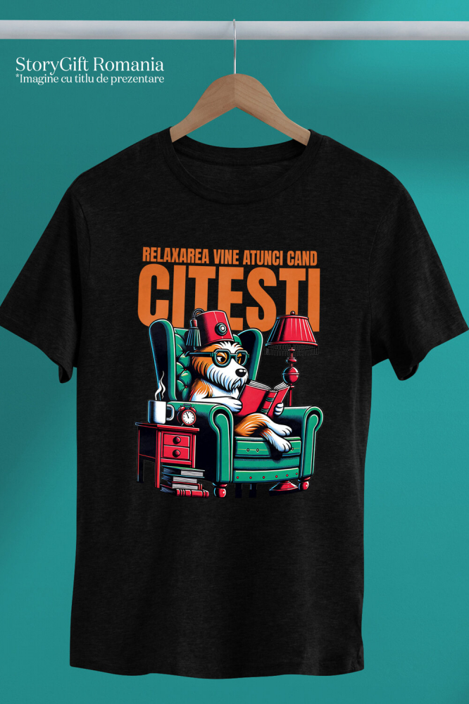 Tricou Femei, Barbati, Copii, Fata, Baiat, Unisex Personalizat „Câine Artist Tablou Canvas – Artistul Casei La Cerere – Pictură Personalizată Perete” [3]