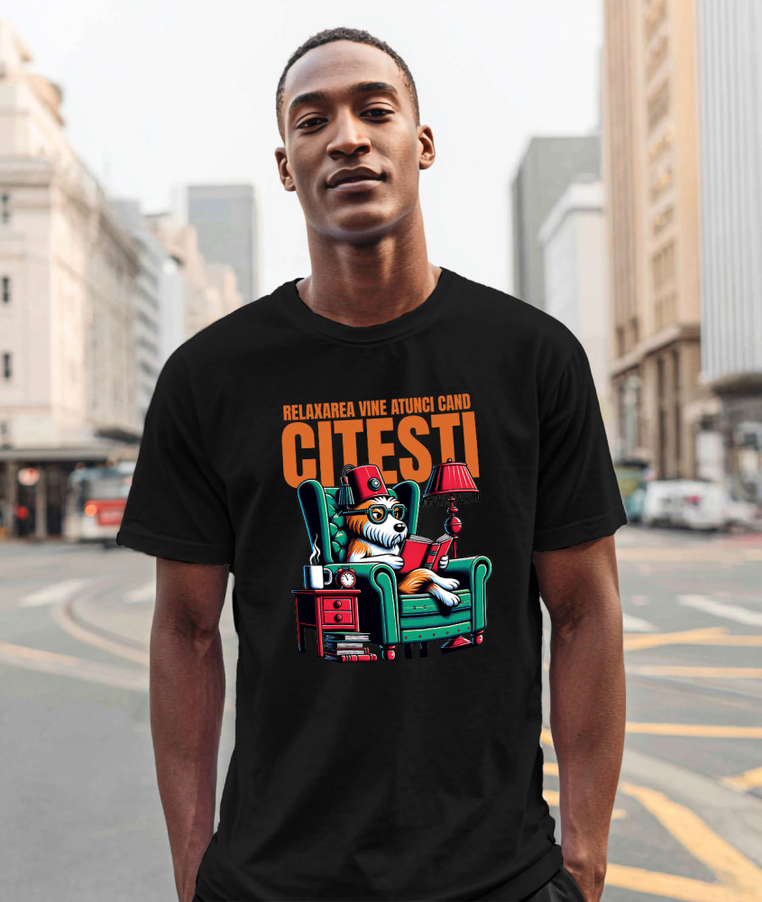 Tricou Femei, Barbati, Copii, Fata, Baiat, Unisex Personalizat „Câine Artist Tablou Canvas – Artistul Casei La Cerere – Pictură Personalizată Perete” [2]