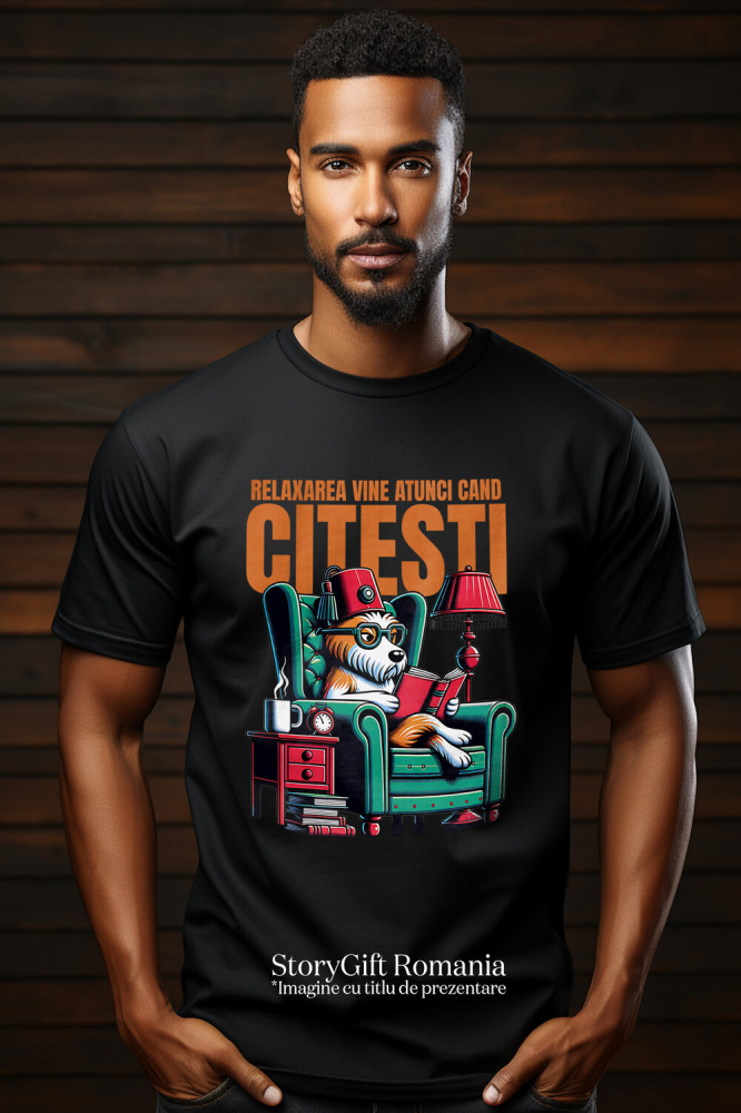 Tricou Femei, Barbati, Copii, Fata, Baiat, Unisex Personalizat „Câine Artist Tablou Canvas – Artistul Casei La Cerere – Pictură Personalizată Perete” [2]