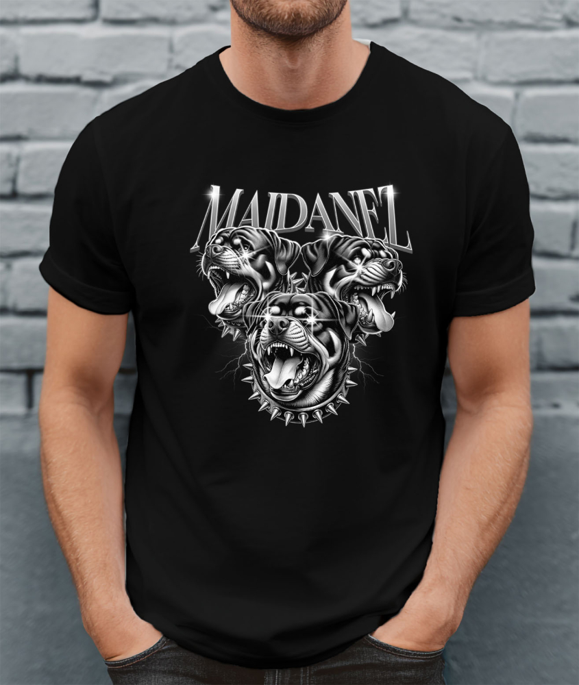 Tricou Femei, Barbati, Copii, Fata, Baiat, Unisex Personalizat Maidanez – Tricou Personalizat cu Câini Furioși și Ochi Strălucitori [2]