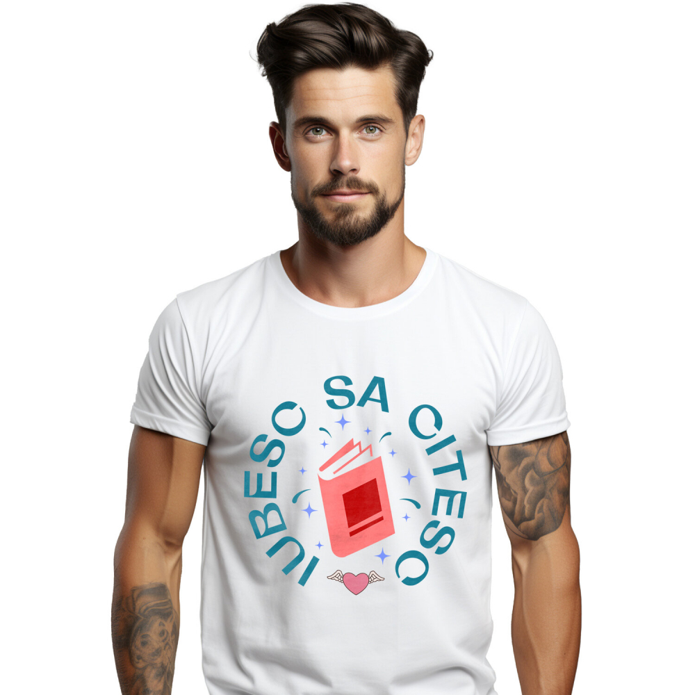 Tricou Femei, Barbati, Copii, Fata, Baiat, Unisex Personalizat Carte Colorată Magică pentru Copii | Iubesc Să Citesc [1]