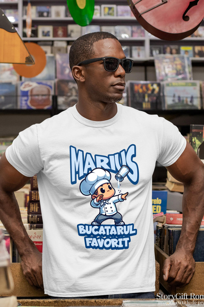 Tricou Femei, Barbati, Copii, Fata, Baiat, Unisex Personalizat Chef Bucătar Animat – Design Vesel Pentru Iubitorii De Gastronomie [2]