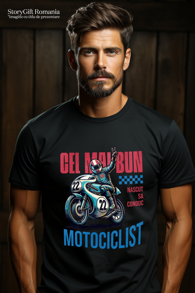 Tricou Femei, Barbati, Copii, Fata, Baiat, Unisex Personalizat Conducător Profesionist de Motocicletă – Curse, Sport și Pasiune [2]