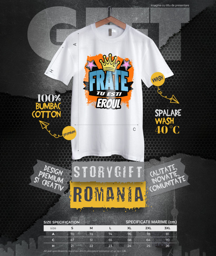 Tricou Femei, Barbati, Copii, Fata, Baiat, Unisex Personalizat Tricou Personalizat Frate – Design Graffiti și Coroană Regală [4]