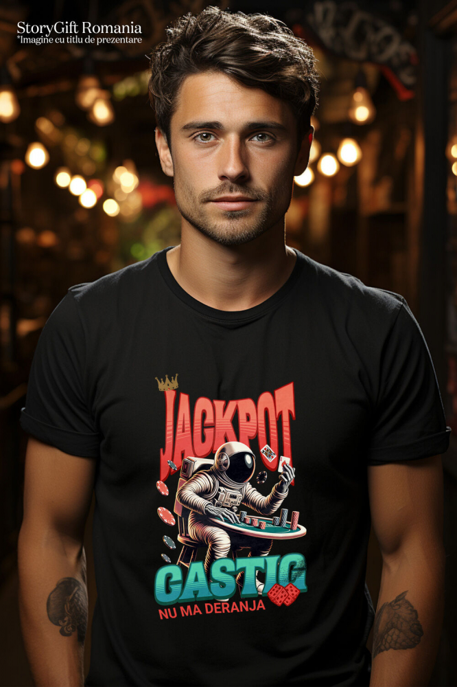 Tricou Femei, Barbati, Copii, Fata, Baiat, Unisex Personalizat Astronaut Jucând Poker – Design Unic pentru Produse Personalizate [2]