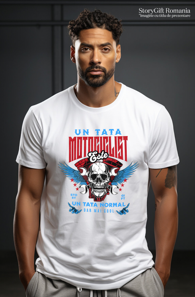 Tricou Femei, Barbati, Copii, Fata, Baiat, Unisex Personalizat Craniu Uman Horror Cu Aripi De Înger și Chei – Pasiune Pentru Motociclete [2]