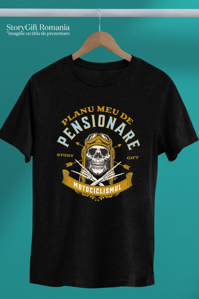 Tricou Femei, Barbati, Copii, Fata, Baiat, Unisex Personalizat Craniu Motociclist – Design Rebel Pentru Pasionații De Motoare [3]