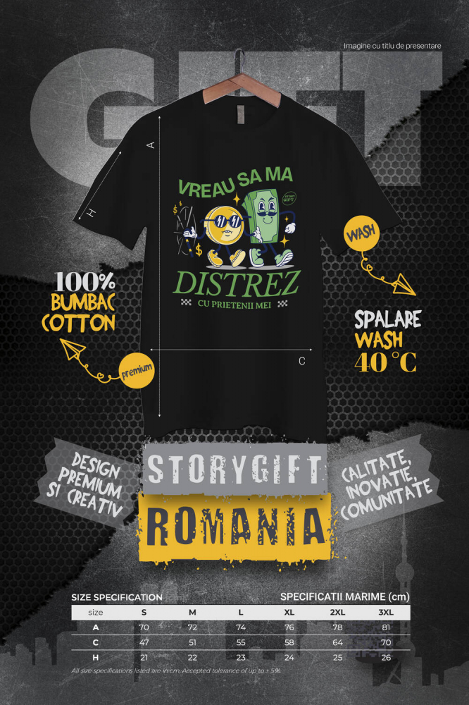 Tricou Femei, Barbati, Copii, Fata, Baiat, Unisex Personalizat Cuplu cu Monedă de Aur și Bancnotă Verde – Cadou Distractiv și Simbolic pentru Familie și Prieteni [4]