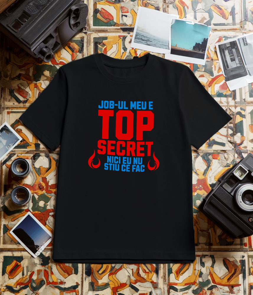 Tricou Femei, Barbati, Copii, Fata, Baiat, Unisex Personalizat Design Haios – Flăcări, Procrastinare și Meserie în Stil Amuzant [3]