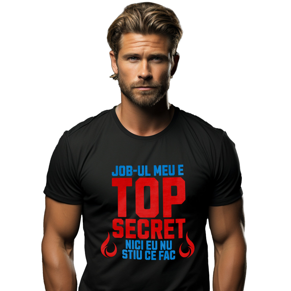 Tricou Femei, Barbati, Copii, Fata, Baiat, Unisex Personalizat Design Haios – Flăcări, Procrastinare și Meserie în Stil Amuzant [1]