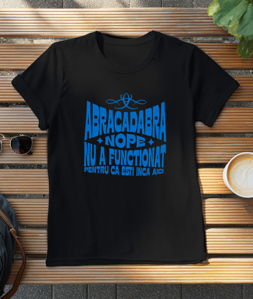 Tricou Femei, Barbati, Copii, Fata, Baiat, Unisex Personalizat Iluzie Optică și Magie – Cadouri Personalizate cu Mesaje Haioase și Designuri Magice [3]