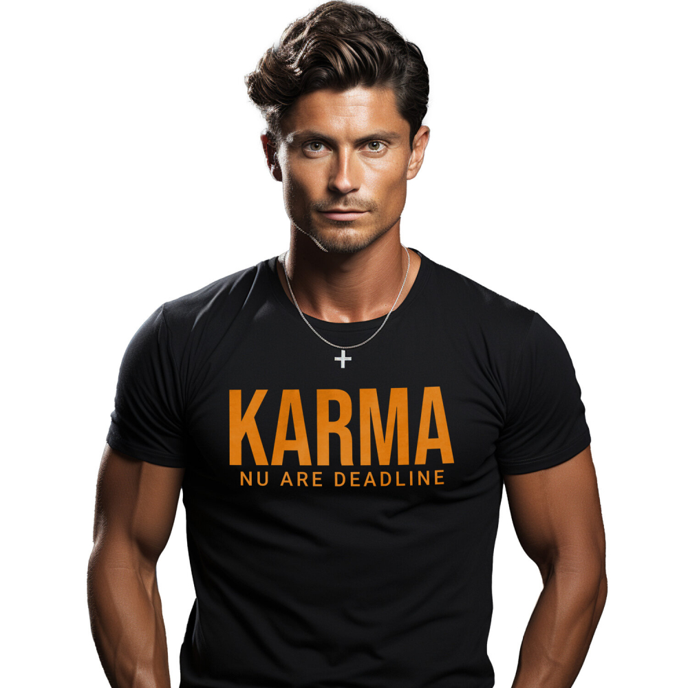 Tricou Femei, Barbati, Copii, Fata, Baiat, Unisex Personalizat „Cadouri personalizate cu zicale amuzante și glume despre karma și ghinion pentru familie și prieteni” [1]