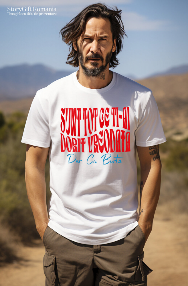 Tricou Femei, Barbati, Copii, Fata, Baiat, Unisex Personalizat Cadouri Personalizate Haios | Design Iluzie Optică pentru Tata, Bărbați cu Burta, Familie [2]