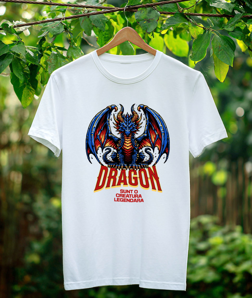 Tricou Femei, Barbati, Copii, Fata, Baiat, Unisex Personalizat Costum Dragon Albastru Legendă - Creatură Din Jocuri Animate [3]