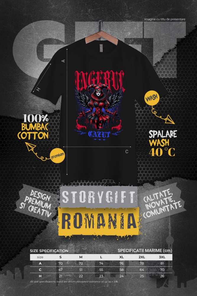 Tricou Femei, Barbati, Copii, Fata, Baiat, Unisex Personalizat Costum Harley Quinn Animat | Ingerul Cazut Halloween [4]