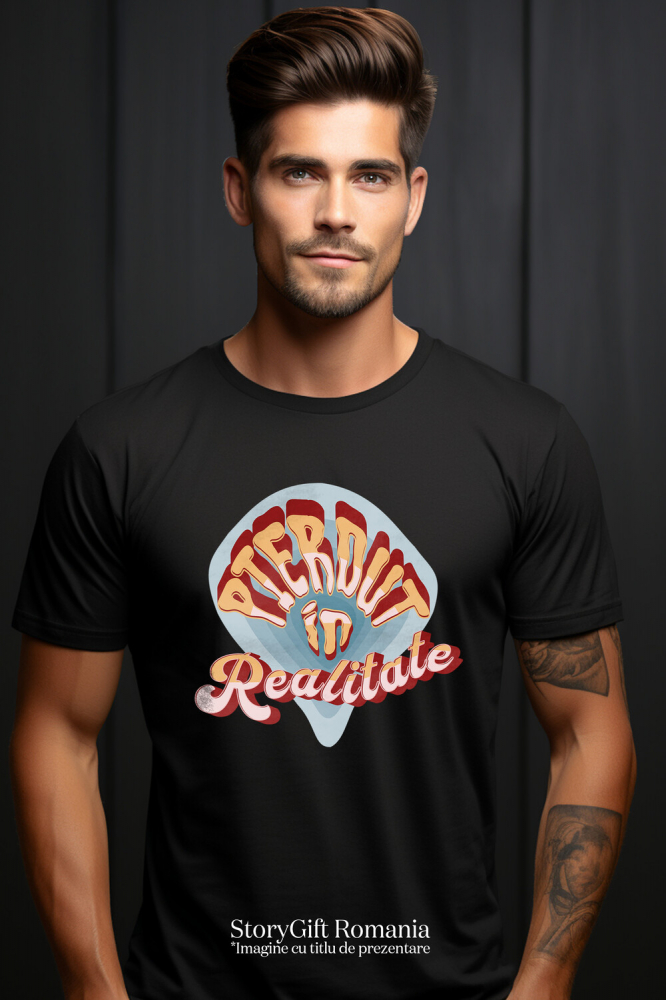 Tricou Femei, Barbati, Copii, Fata, Baiat, Unisex Personalizat Pierdut în Realitate – Tricou Personalizat cu Mesaj Horror [2]