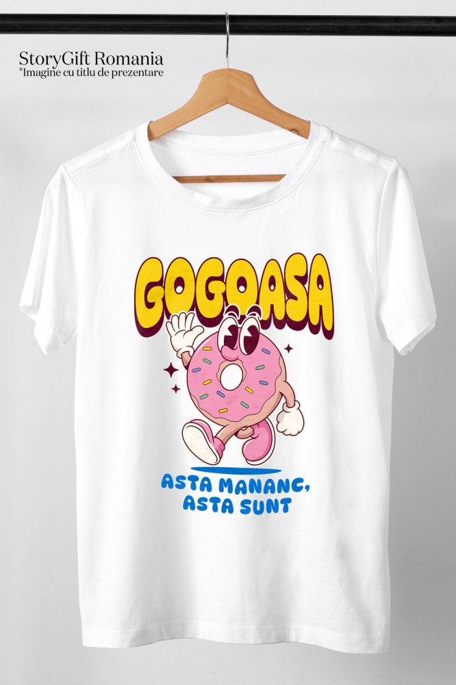 Tricou Femei, Barbati, Copii, Fata, Baiat, Unisex Personalizat Cadou personalizat gogoasă glazurată roz | Amuzant și delicios pentru copii și familie [3]