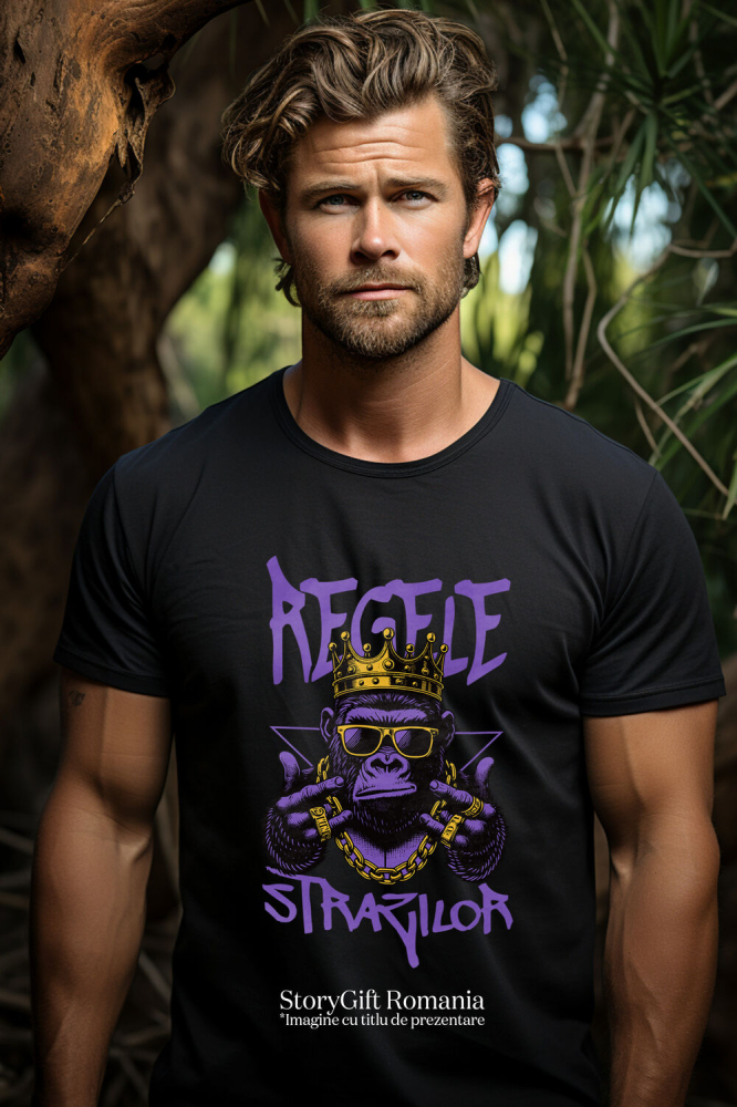 Tricou Femei, Barbati, Copii, Fata, Baiat, Unisex Personalizat Tricou Personalizat Gorila Mafiot – Regele Străzilor | Stil și Atitudine [2]