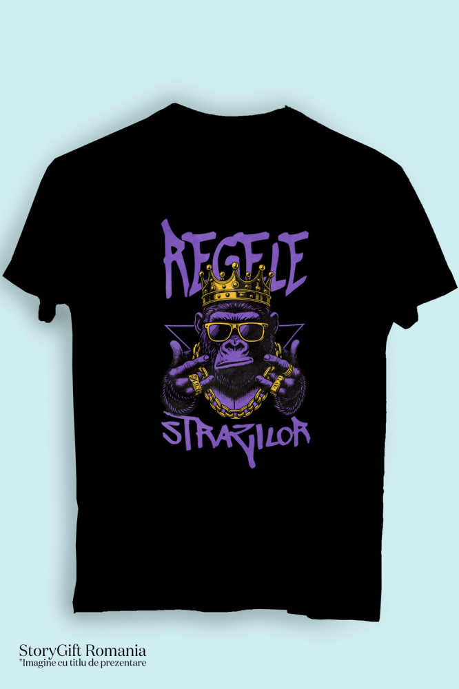 Tricou Femei, Barbati, Copii, Fata, Baiat, Unisex Personalizat Tricou Personalizat Gorila Mafiot – Regele Străzilor | Stil și Atitudine [3]