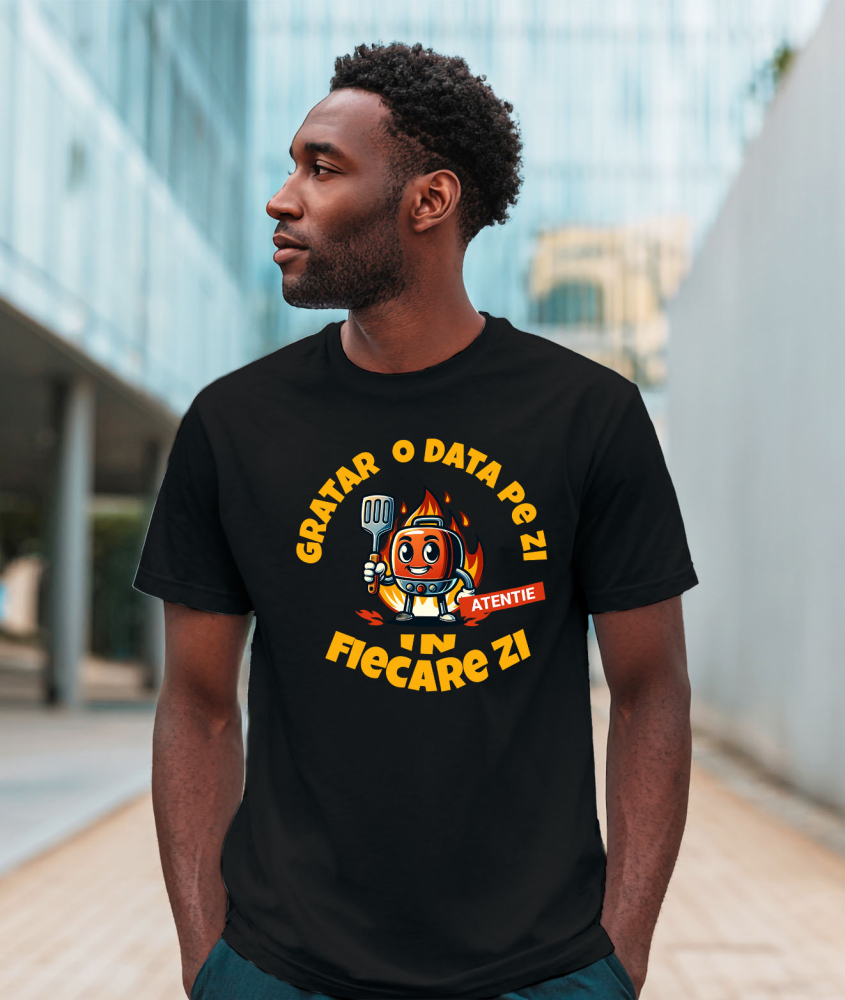 Tricou Femei, Barbati, Copii, Fata, Baiat, Unisex Personalizat Produse personalizate pentru iubitorii de grătar | Cadouri amuzante cu paletă și flăcări [2]