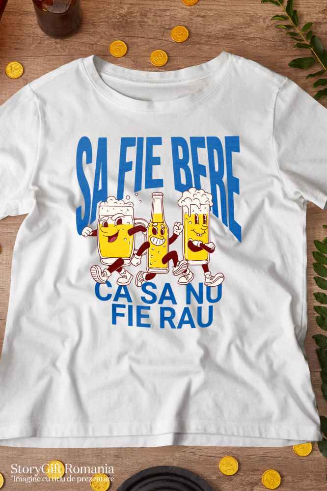 Tricou Femei, Barbati, Copii, Fata, Baiat, Unisex Personalizat Pahar și Halba de Bere Personalizată – Cadouri Amuzante cu Glume pentru Grupuri de Prieteni [3]