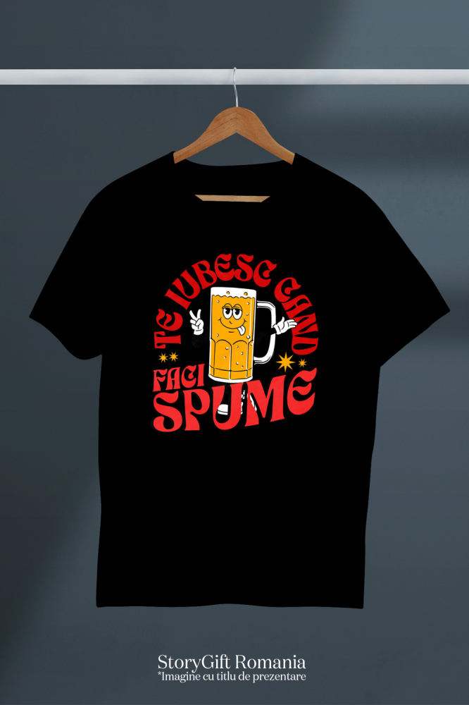 Tricou Femei, Barbati, Copii, Fata, Baiat, Unisex Personalizat Halba de Bere Veselă cu Limba Scoasă – Cadou Amuzant pentru Petreceri și Distracție [3]