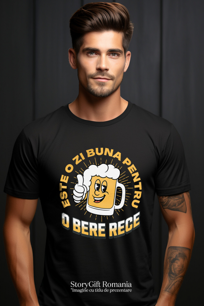 Tricou Femei, Barbati, Copii, Fata, Baiat, Unisex Personalizat „Halba de Bere Veselă Personalizată - Cadou Perfect pentru Iubitorii de Bere” [2]