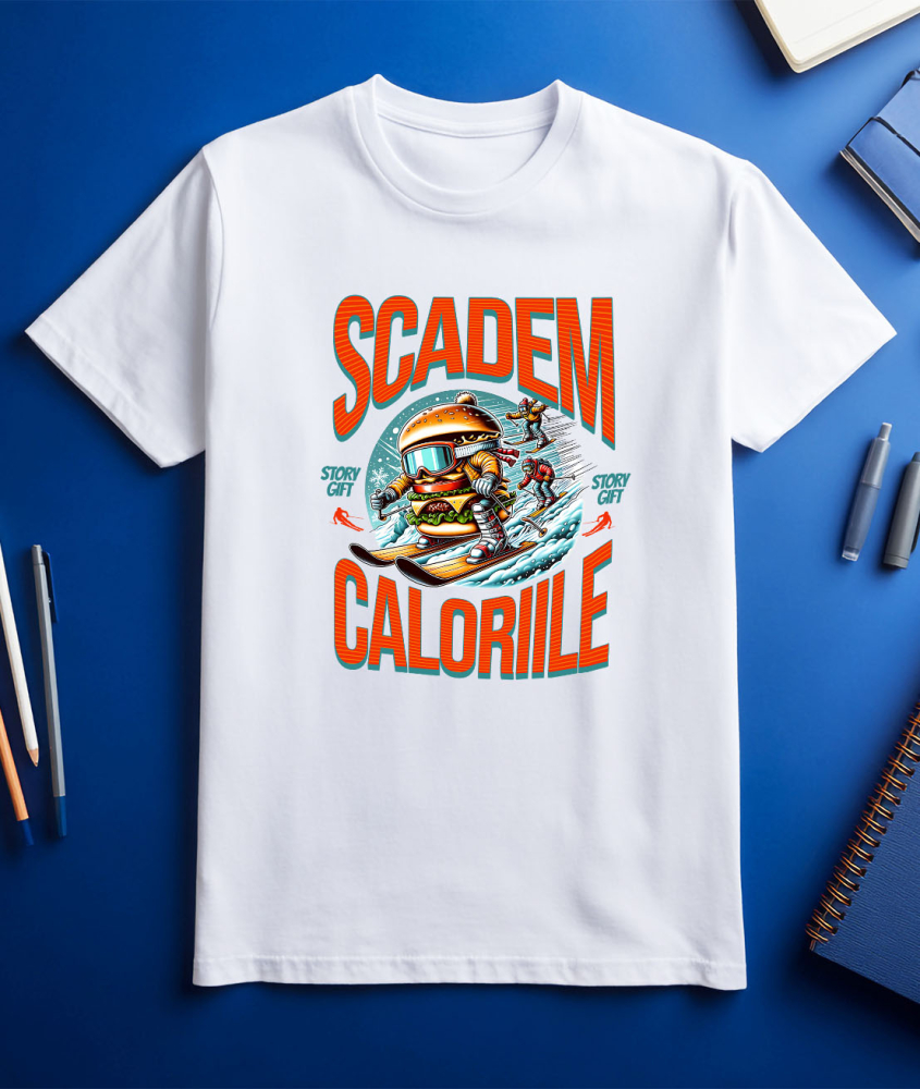 Tricou Femei, Barbati, Copii, Fata, Baiat, Unisex Personalizat Hamburger Cu Ochelari De Snowboard – Design Amuzant pentru Iubitorii Iernii [3]