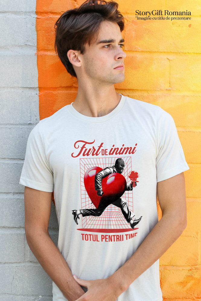 Tricou Femei, Barbati, Copii, Fata, Baiat, Unisex Personalizat „Hot De Inimi Cu Buchet De Flori - Cadou Personalizat „Totul pentru Tine” pentru Familie, Copii și Prieteni de Valentine's Day” [2]